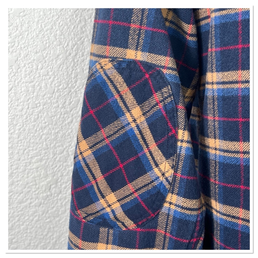 Pendleton Plaid Flannel Elbow Patch Lightweight L… - image 4